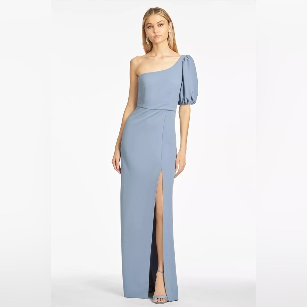 SACHIN + BABI Nadia Gown In Slate Blue - Picture 4 of 6